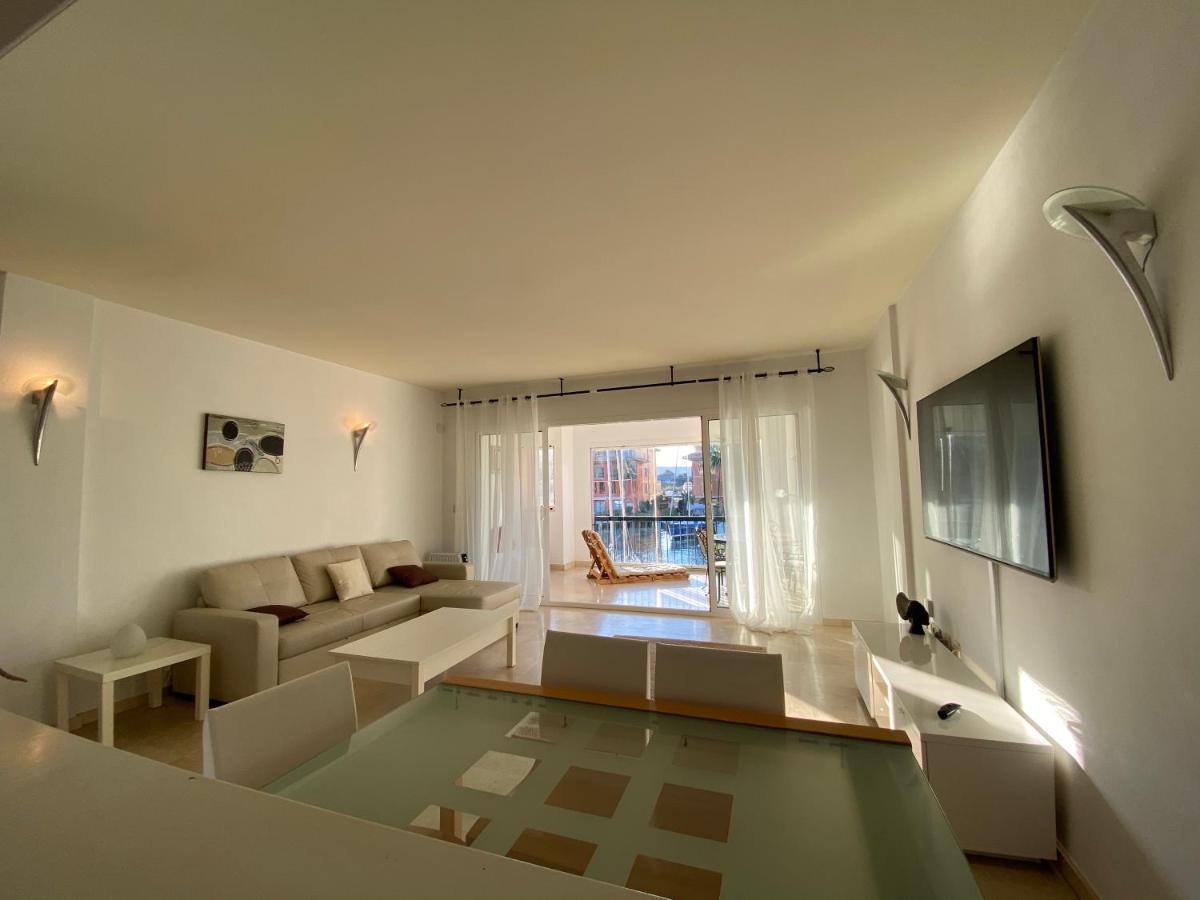 Apartamento con piscina ,playa con vistas panorámicas en la Marina de Sotogrande São Roque Exterior foto